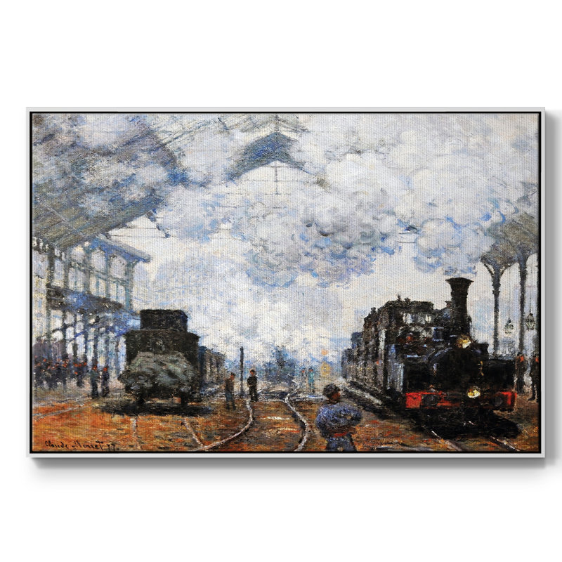 Saint sur toile, Noyer, H 41 po x l 27 po x P 2 po