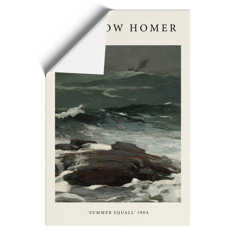 Summer Squall Print by Winslow Homer - Frameless Print, 59cm H x 42cm W x 0.1cm D