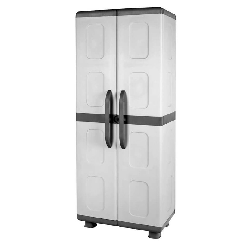 26 Pair Shoe Storage Cabinet, Gray/Anthracite