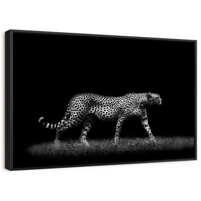 Animal "Impression sur toile monochrome"