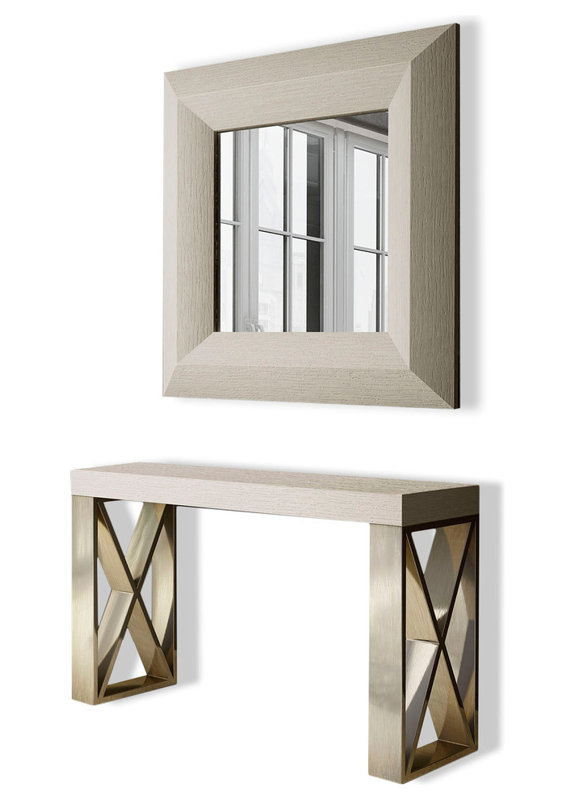 Saphire Console Table, 31.5" H x 47" W x 15.6" D, High Gloss