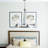 Shareeta 5 - Light Wagon Wheel Chandelier