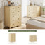 Commode haute 6 tiroirs avec base festonnée-827280163