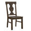 Chaise d'appoint en chêne Heneretta