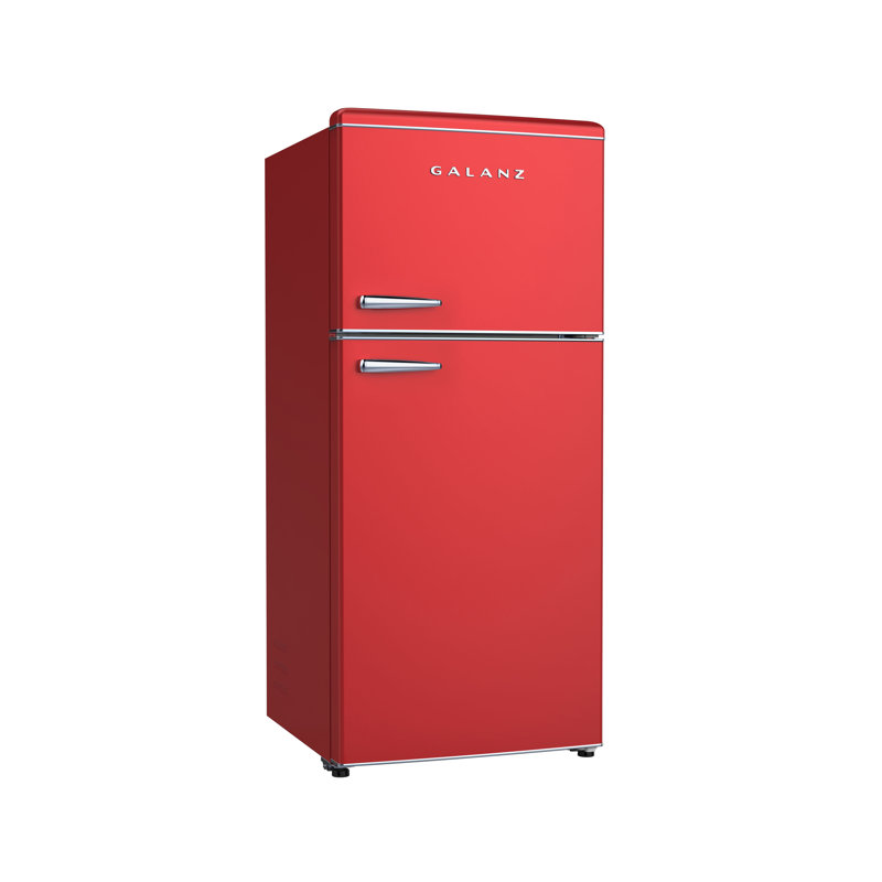 Galanz Retro 18 cf. Refrigerator Top Mount, Red