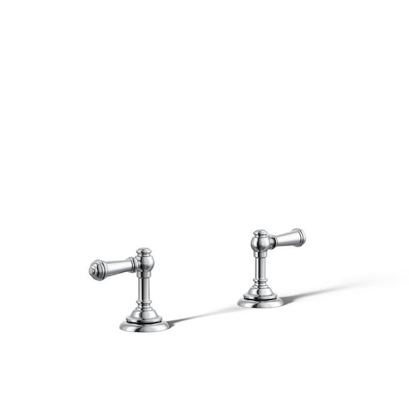 Artifacts Deck-Mount Bath Lever Handle Trim, Chrome poli