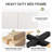 Upholstered Platform Bed Frame with 2 Floating Shelves-1311088353