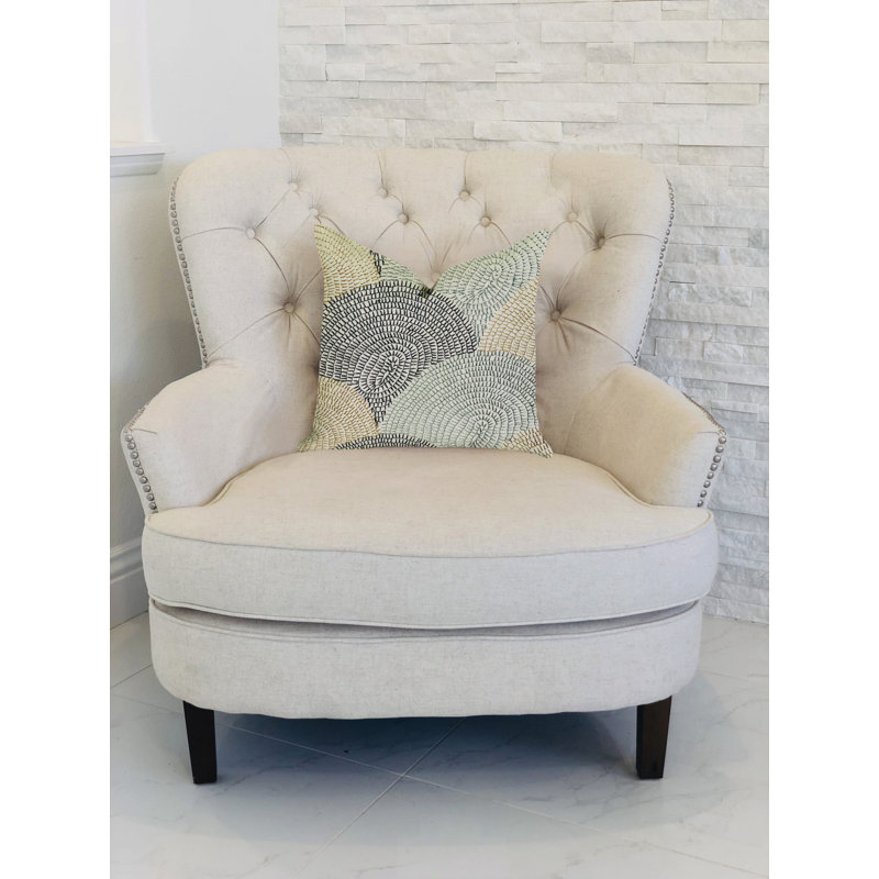 Coussin de luxe Marquee Lagoon, 24 po x 24 po, Coussin décoratif