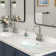 2 Handles Bathroom Sink Faucet Brushed Nickel Faucet High-arch Spout 360 Swivel Bathroom Faucet
