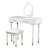 Vanity Table Set With Mirror Touch Screen Lighted Mirror