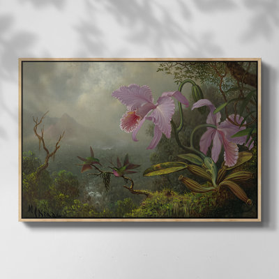 Approaching Thunder Storm, 1859-Martin Johnson Heade-Framed Gallery Wrapped Canvas