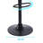 Almeida Swivel Upholstered Adjustable Height Bar & Counter Stool with Metal Frame-2069065127