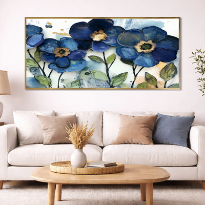 Spring Garden Wall Art, Blossom Floral Canvas, Jovanny
