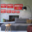 Enseigne Donuts Street (paquet de 2) 7 po x 10 po Aluminium Novelty