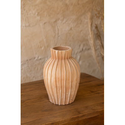 Terracotta Vase Dia 10" & H 13.8"