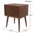 Romaro Acacia Wood Nightstand with 2 Easy-Glide Drawers-2046076488