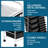 91cm H x 63cm W Utility Cart with Wheels-160828749