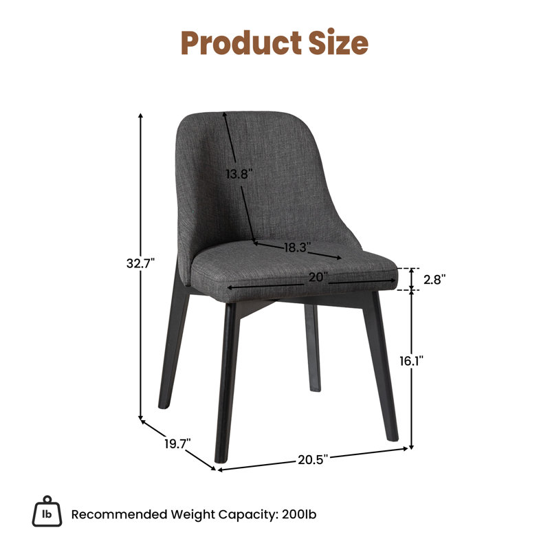Table de salle à manger ronde 60 po avec 2 chaises noires, 3 Pieces: Table, 2 Chairs, Gray