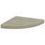 Tablette flottante triangulaire en bois massif 2 pièces Naudiya-1687716876-1687716867