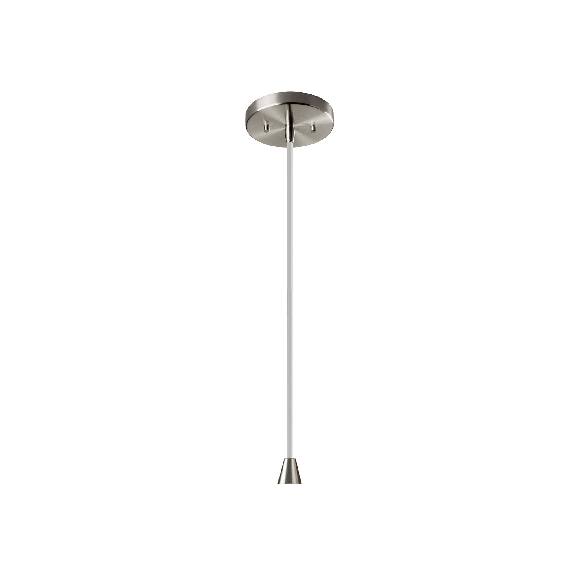 Leni Ceramic Dimmable Pendant, Pewter Green, Polished Chrome