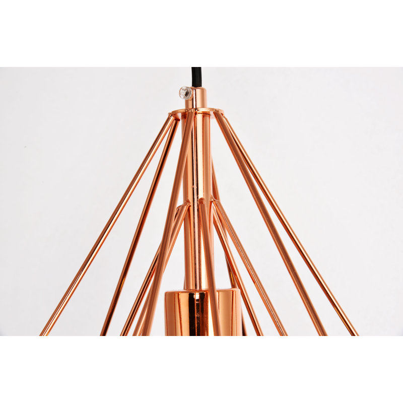 Harmen 1 - Light Single Pendant, Copper, 9.8" H x 9.8" W x 9.8" D