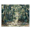 Impression sur toile abstraite bleue et verte-707914540