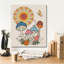  «Groovy Mushroom A» par Jean Plout, art mural sur toile, 20 po x 24 po