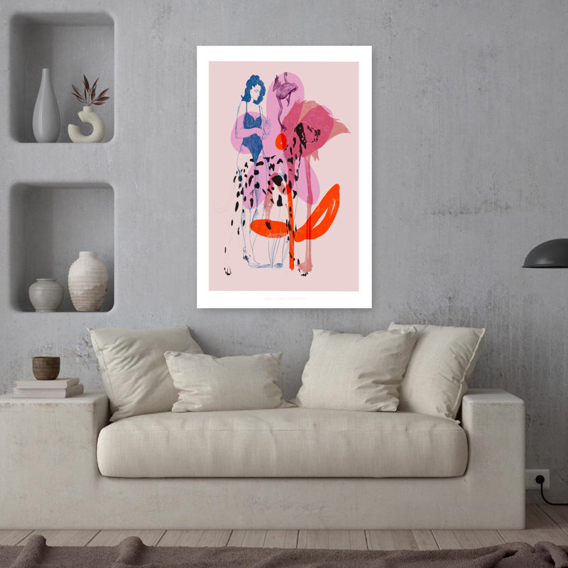 Art contemporain, art contemporain abstrait, H 36 po x l 24 po