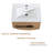 Cordarrow 24.30'' Single Bathroom Vanity with Ceramic Top