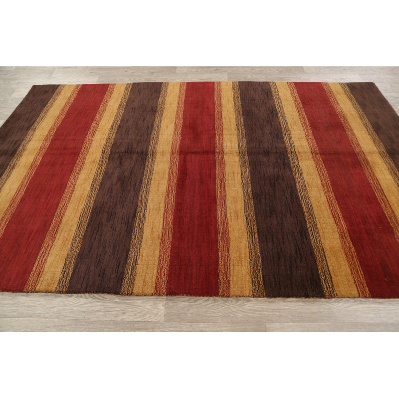One-of-a-Kind 5'4" X 8'4" New Age Wool Area Rug in