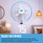 18" Oscillating Wall Fan with Timer