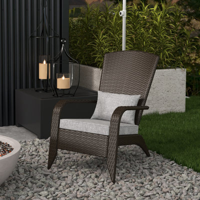 Chaise Adirondack en résine Ranylah
