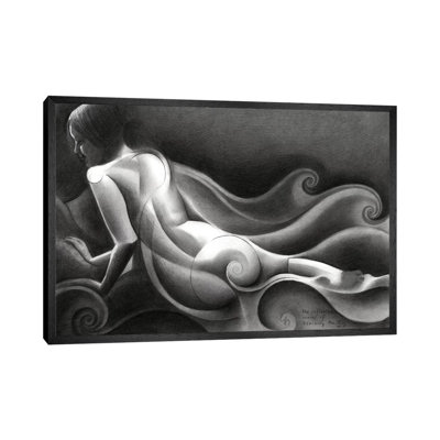 The Infinitave Waves Of Eternity by Corné Akkers - Floater Frame Gallery-Wrapped Canvas Giclée on Canvas