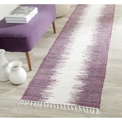 Cayman Hand Woven Cotton Striped Rug