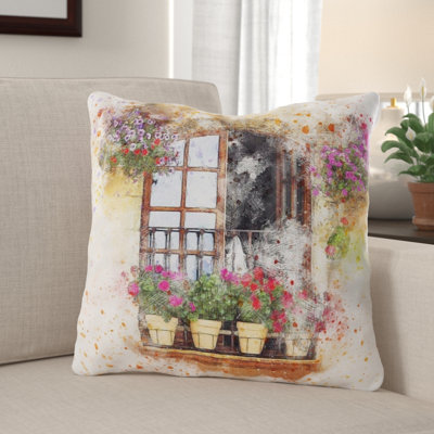 Housse et insert de coussin carré extérieur Easley