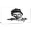 « double exposition femme avec des cheveux », impression-34275582-19410825