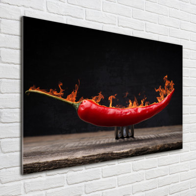 Chilli Pepper - Unframed Art Prints on Glass