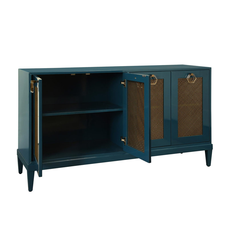 47.5'' W Buffet, Teal Lacquer