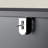 Display Cabinet With Color-Changing LED Lights & Touch-Open Door