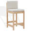 Tabouret de comptoir Carisa Boucle-907552928