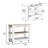 Kitchen Island 46 Inches Dozza, Two Drawers-72153007
