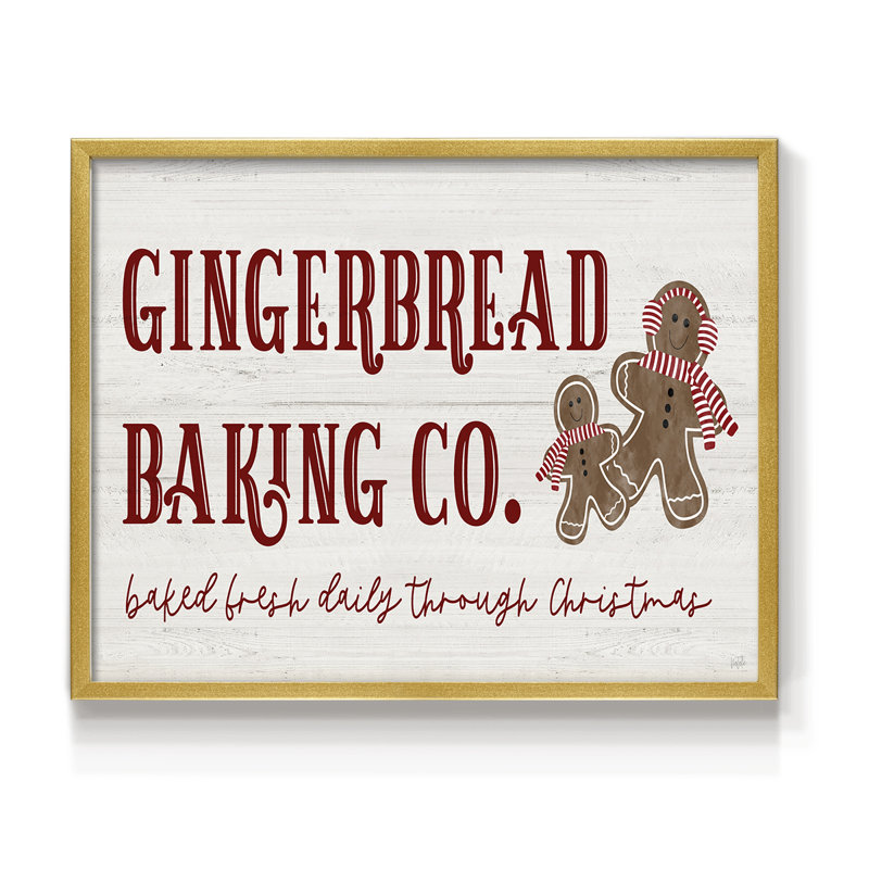 Gingerbread Bake Co-Print - Restickable, H 8 po x l 10 po