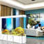 Aquarium moderne semi-circulaire Eco-103108945-103108947