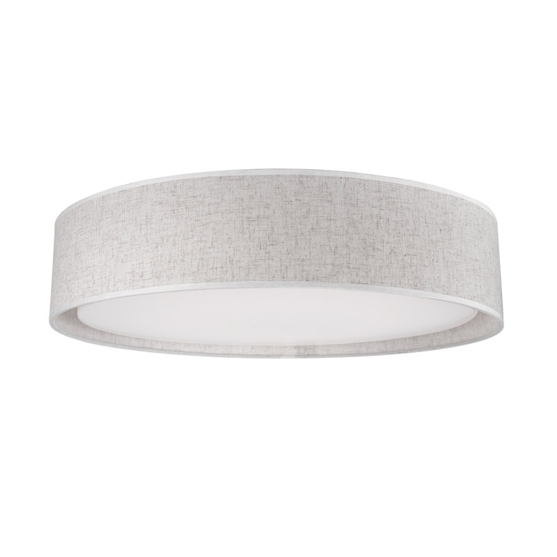 Dalton 1 - Light LED Flush Mount, Beige, Beige