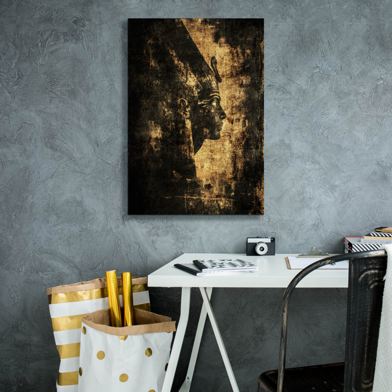 «17 Pharaoh» par Svetlana Aleynikova, art mural sur toile, H 26 po x l 18 po