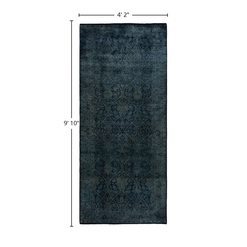 Kaius One-of-a-Kind 4' 2" x 9' 10" Hand Knotted Area Rug