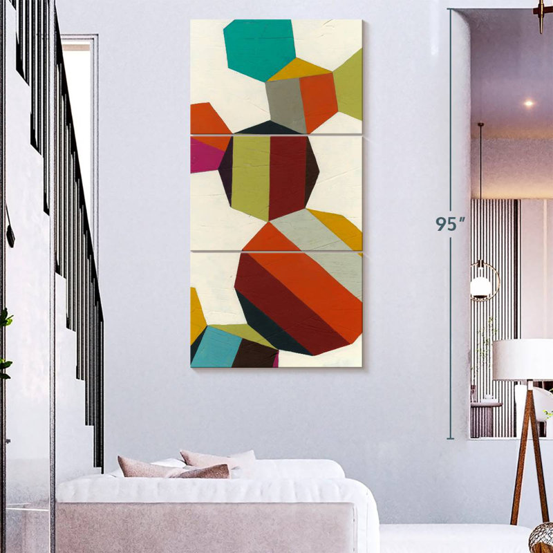 Poly-Rhythmic III, 27" H x 12" W