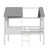 Blanc / gris est en rupture de stock