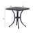 Square Metal Outdoor Side Table With Umbrella Hole , 21.06'' in. W 21'' in. D