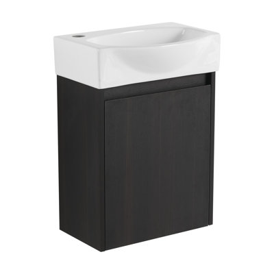 Modern Small Bathroom Vanity with Ceramic Sink